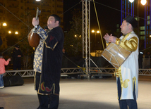 Baku celebrates last Novruz Tuesday. Azerbaijan, 15 match, 2016 